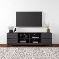 CorLiving - Hollywood Collection TV Stand with Open and Closed Shelves for Most TVs up to 85