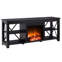 Ulla Log Fireplace TV Stand for Most TVs up to 65