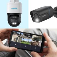 Reolink - 8 - Channel, 4 - Bullet 1 - Pan Tilt Auto Track Camera Indoor/Outdoor 4K 8MP PoE 2TB NV... - Angle