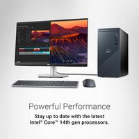 Dell - Inspiron Desktop (3030) - Intel Core i5 processor (14 gen) - 8GB Memory - 512GB SSD - Mist... - Angle