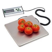 LEM Product - 330 LB. Digital Scale - Stainless Steel - Angle