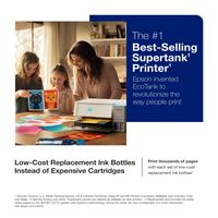 Epson EcoTank ET-2980 Wireless All-in-One Color Supertank Inkjet Printer - White - Angle