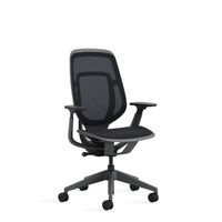 Steelcase - Karman Office/Gaming Chair with wheels for Carpet - Intermix Black - Angle