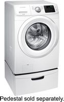 Samsung - 4.2 Cu. Ft. High-Efficiency Stackable Smart Front Load Washer with Vibration Reduction ... - Angle