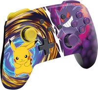PowerA Enhanced Wireless Controller for Nintendo Switch - Pikachu vs. Gengar - Pikachu vs. Gengar - Angle