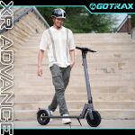 GoTrax - XR ADVANCE Lightweight Electric Scooter w/14mi Max Operating Range & 15.5mph Max Speed -... - Angle