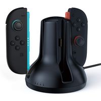 NEXT - Joy-Con 2 Quad Charging Station for Nintendo Switch 2 - Black - Angle