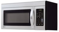 LG - 1.8 Cu. Ft. Over-the-Range Microwave with Sensor Cooking and EasyClean - Stainless steel - Angle