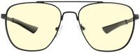 GUNNAR - Mustang Computer Glasses with Blue Light Reduction, Amber Lenses - Onyx - Angle