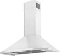 Zephyr - 36 inches - Convertible - Wall Range Hood - White - Angle