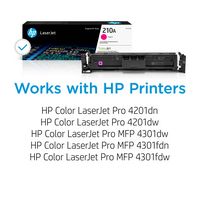 HP - 210A Standard Capacity Toner Cartridge - Magenta - Angle