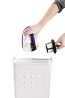 BISSELL - Pet Hair Eraser Lithium Ion Hand Vacuum - GrapeVine Purple & Black Accents - Angle