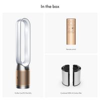 Dyson - Purifier Cool PC2 De-NOx​ - White/Gold - Angle