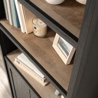 Sauder - Cottage Road Library Bookcase - Black - Angle