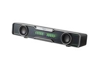 Edifier - QS30 2.0 Bluetooth Gaming Soundbar with Halo Lighting (1-Piece) - Black - Angle
