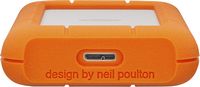 LaCie - Rugged Mini 1TB External USB 3.0 Portable Hard Drive with Rescue Data Recovery Services -... - Angle