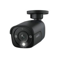 Reolink - 8MP 16-ch 8 Bullet PoE Cameras with Smart Detection & Soptlight NVR System - Black & White - Angle