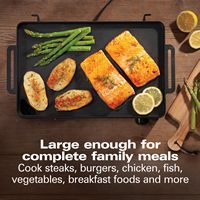 Hamilton Beach - Professional Cast Iron Electric Grill - Black - Angle