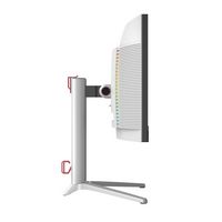 Mobile Pixels - 34-In. LED Curved Gaming Monitor - Black - Angle