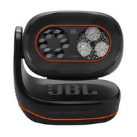 JBL - PartyLight Beam bluetooth projection party light - Black - Angle