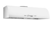 Unique Appliances - 36 inches - Externally Vented - Under cabinet Range Hood - Marshmallow White - Angle