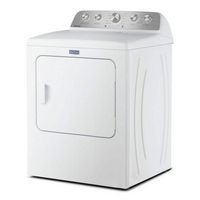 Maytag - 7.0 Cu. Ft. Gas Dryer with Pet Pro Option - White - Angle