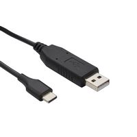 Cobra - Data Programming Cable for Cobra Performa Business Radios - Black - Angle