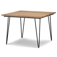 Simpli Home - Hunter 42 inch Square Dining Table - Natural - Angle