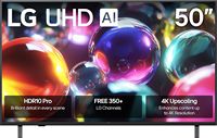 LG - 50” Class UA7000 Series LED AI 4K UHD Smart webOS TV (2025) - Angle
