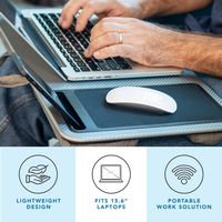 LapGear - Home Office Lap Desk for Left-Handed (Fits up to 15