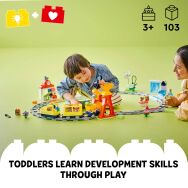 LEGO - DUPLO Town Big Interactive Community Train Set 10428 - Angle