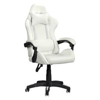 CorLiving - Ravagers Gaming Chair - White - Angle