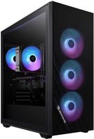 iBUYPOWER - Scale Gaming Desktop PC - AMD Ryzen 5 5500- AMD Radeon RX 6400 4GB- 16GB DDR4 RGB RAM... - Angle