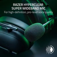 Razer - Blackshark V2 Hyperspeed Wireless Gaming Headset - Black - Angle