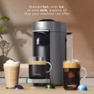 Nespresso - VertuoPlus Deluxe Coffee & Espresso Single-Serve Machine and Aeroccino Milk Frother i... - Angle