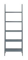 Linon Home Décor - Radford Five-Tier Ladder Bookshelf - Gray - Angle