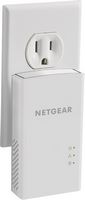 NETGEAR - Powerline AC1200 Gigabit Ethernet Adapter (2-pack) - White - Angle