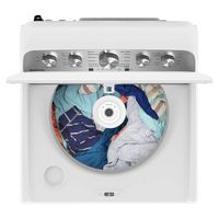 Maytag - 4.5 Cu. Ft. High Efficiency Top Load Washer with Extra Power Button - White - Angle