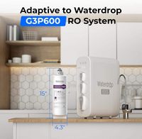 Waterdrop - Replacement Filter for B-BBY-WD-G3P600-W, Remineralization Reverse Osmosis Water Filt... - Angle