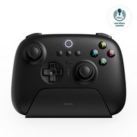 8BitDo - Ultimate 2.4G Wireless Controller with Dock and Hall Effect Joysticks - Black - Angle