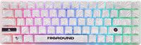 Higround - Basecamp 65+ 65% Wired Mechanical Lubed TTC Milky Switch Gaming Keyboard with RGB Back... - Angle