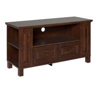 Walker Edison - Two Drawer Side Storage TV Stand for Most Flat-Panel TVs Up to 48