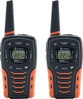 Cobra - 35-Mile, 22-Channel 2-Way Radios (Pair) - Black/Orange - Angle