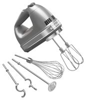 KitchenAid - KHM926CU 9-Speed Hand Mixer - Contour Silver - Angle