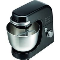 Hamilton Beach - 7-Speed Tilt-Head Stand Mixer - Black - Angle