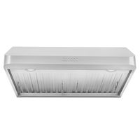 ZLINE - 36 inches - Externally Vented - Under cabinet Range Hood - Brushed Stainless Steel - Angle