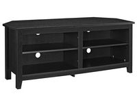Walker Edison - Corner Open Shelf TV Stand for Most Flat-Panel TV's up to 60