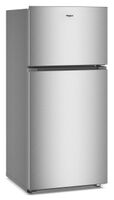 Whirlpool - 28 in. Wide 14.3 cu. ft. Top-Freezer Refrigerator with Total Coverage Cooling - Finge... - Angle