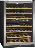 Frigidaire - 38-Bottle Wine Cooler - Stainless steel - Angle