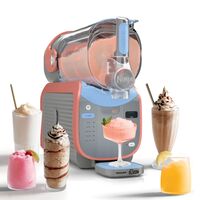 Ninja - SLUSHi Max Smart Frozen Drink Maker 150 oz - Blue & Peach - Angle